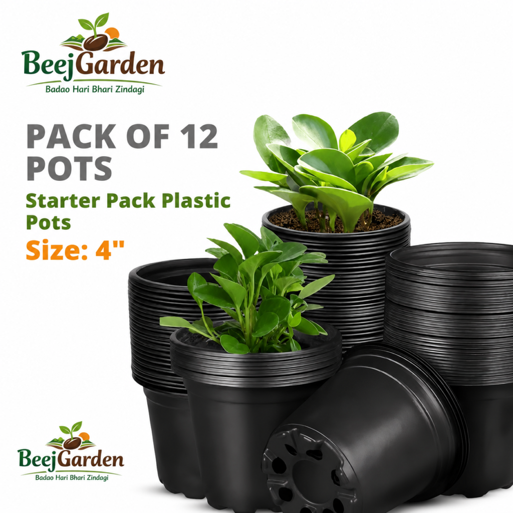 Black Plastic Pots 4 Inches
