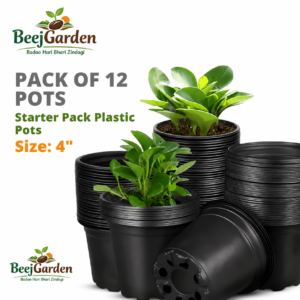 Black Plastic Pots 4 Inches