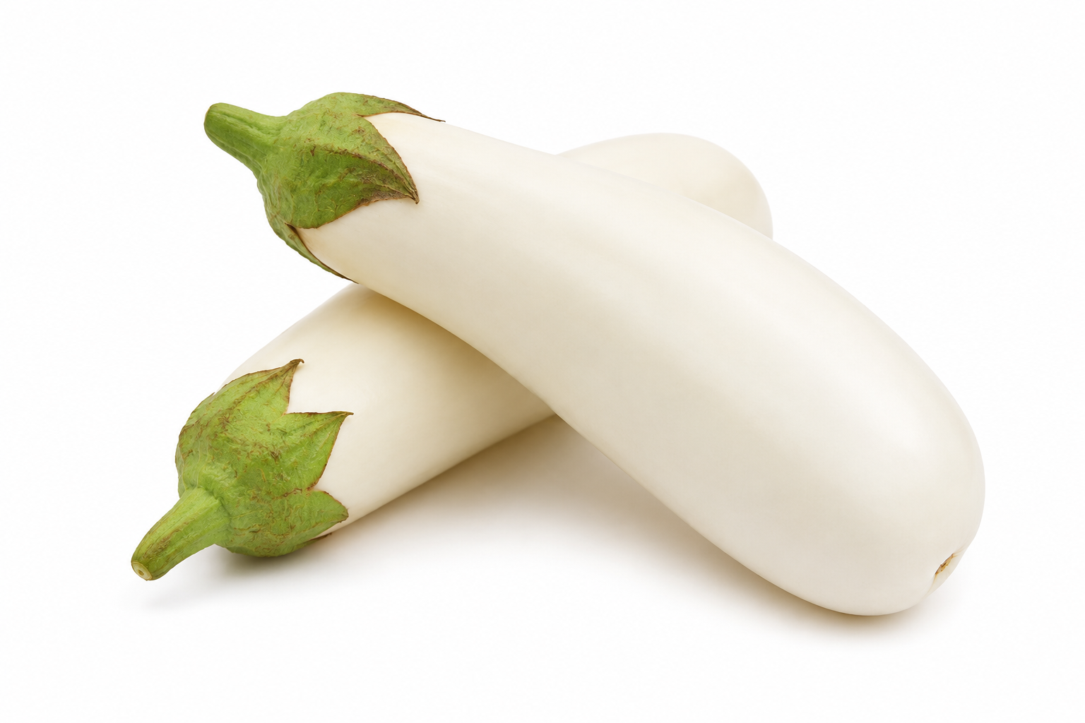 F1 Hybrid Bottle Eggplant (لمبا سفید بینگن) 15 Seeds